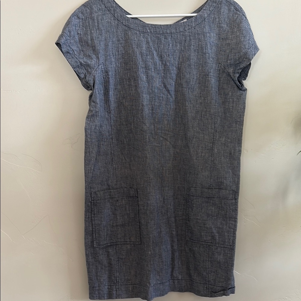 Eileen Fisher Blue Shift Dress